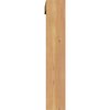 Ekena Millwork Thorton Block Smooth Bracket w/ Offset Brace, Western Red Cedar, 3 1/2"W x 16"D x 20"H BKT0402X16X20THR05SWR